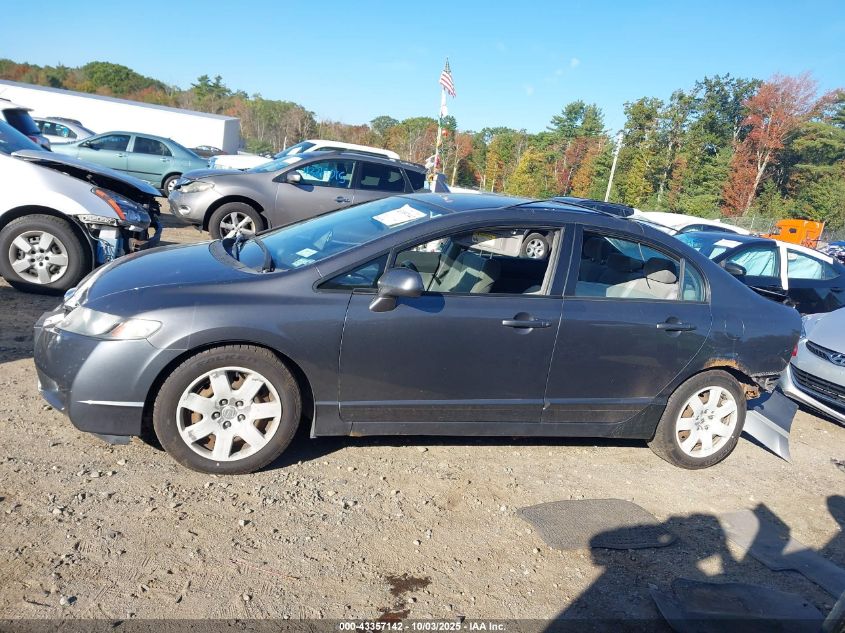 2010 Honda Civic Lx VIN: 2HGFA1F51AH318174 Lot: 43357142