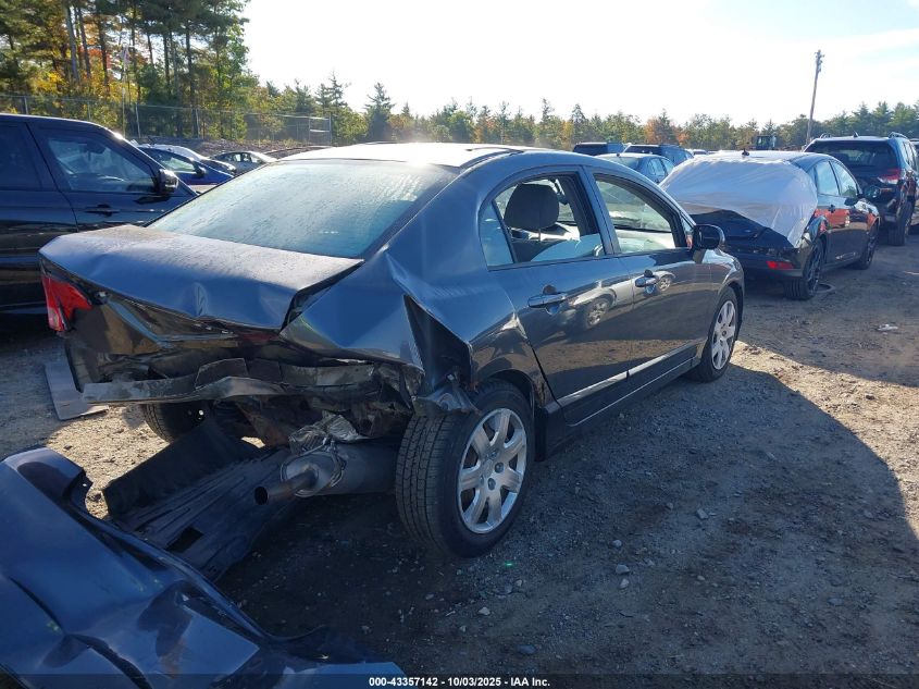 2010 Honda Civic Lx VIN: 2HGFA1F51AH318174 Lot: 43357142