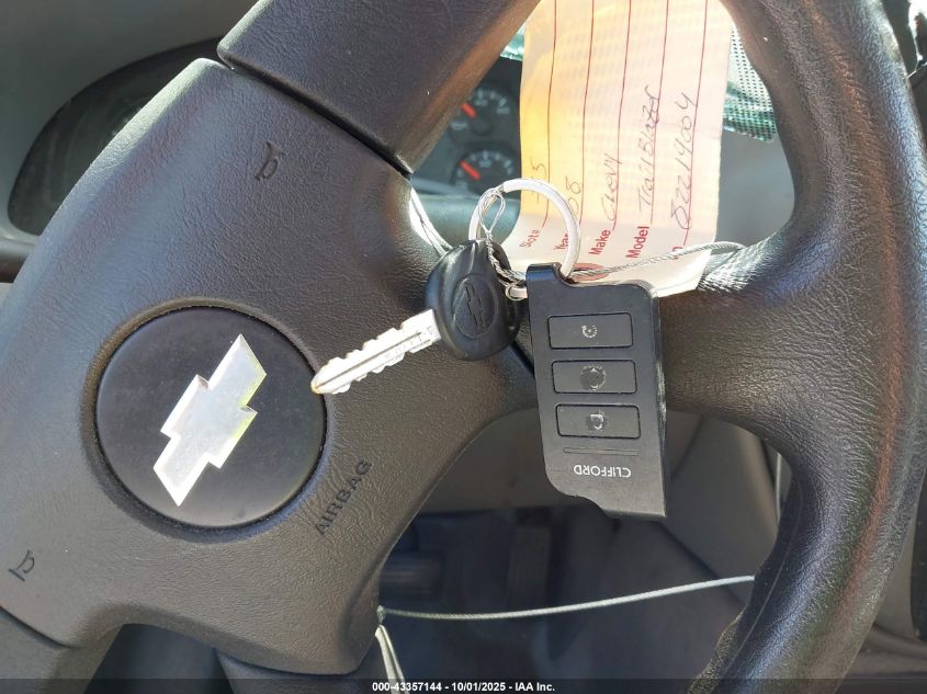 2008 Chevrolet Trailblazer Fleet VIN: 1GNDS13S582214004 Lot: 43357144