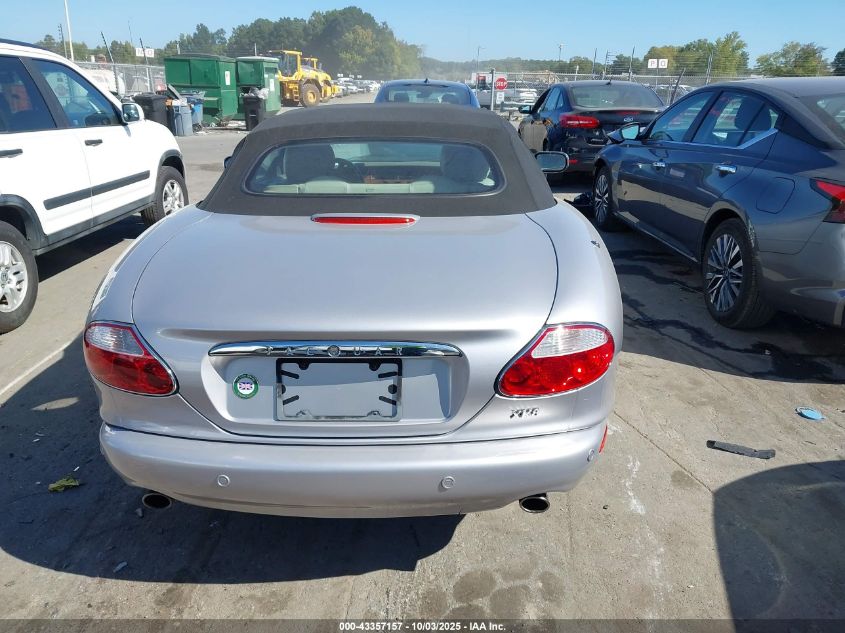 2001 Jaguar Xk8 VIN: SAJDA42C91NA18938 Lot: 43357157
