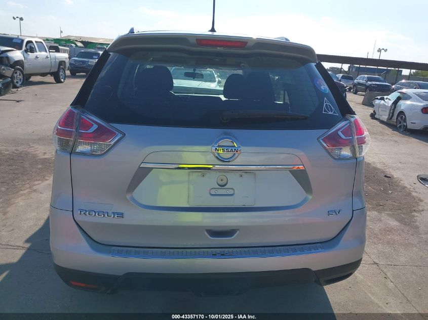 2015 Nissan Rogue Sv VIN: 5N1AT2MT3FC756498 Lot: 43357170