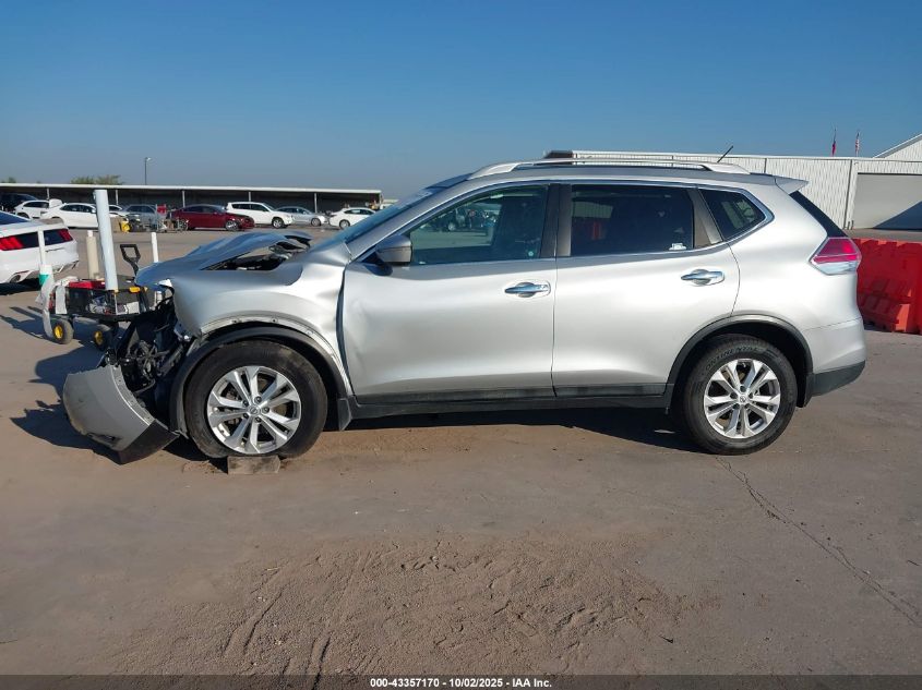 2015 Nissan Rogue Sv VIN: 5N1AT2MT3FC756498 Lot: 43357170