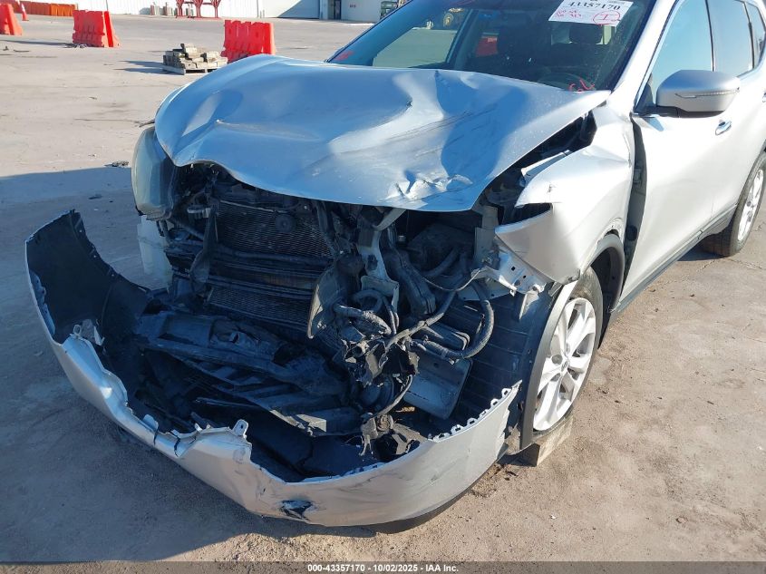 2015 Nissan Rogue Sv VIN: 5N1AT2MT3FC756498 Lot: 43357170