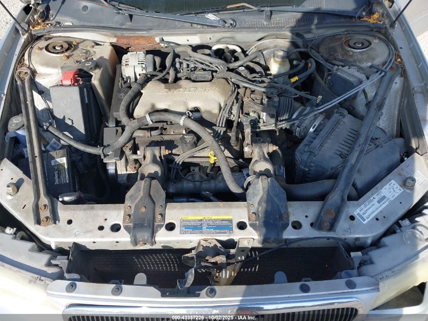 2003 Buick Century Custom VIN: 2G4WS52J031253153 Lot: 43357226