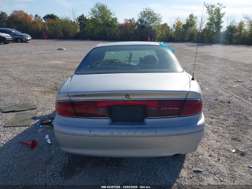 2003 Buick Century Custom VIN: 2G4WS52J031253153 Lot: 43357226