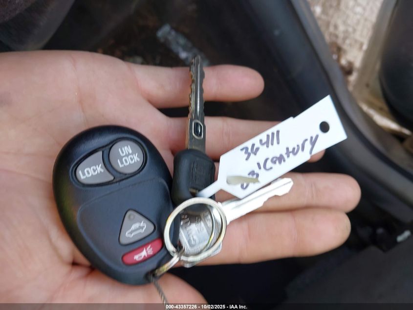 2003 Buick Century Custom VIN: 2G4WS52J031253153 Lot: 43357226