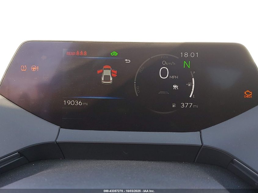 2024 Toyota Prius Le VIN: JTDACAAU2R3015727 Lot: 43357278