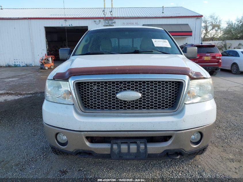 2006 Ford F-150 Fx4/Lariat/Xlt VIN: 1FTPW14516KB54089 Lot: 43357286
