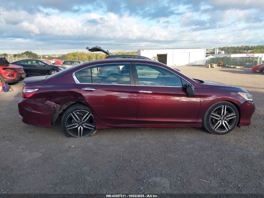 2016 Honda Accord Sport VIN: 1HGCR2F69GA025639 Lot: 43357311