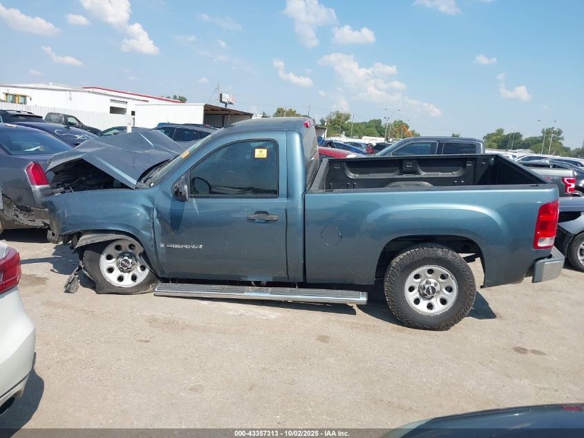2008 GMC Sierra 1500 Work Truck VIN: 1GTEC14X38Z162223 Lot: 43357313