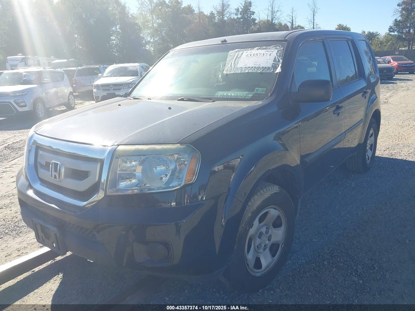 Vin: 5fnyf3h27bb057390, lot: 43852095, honda pilot lx 20112