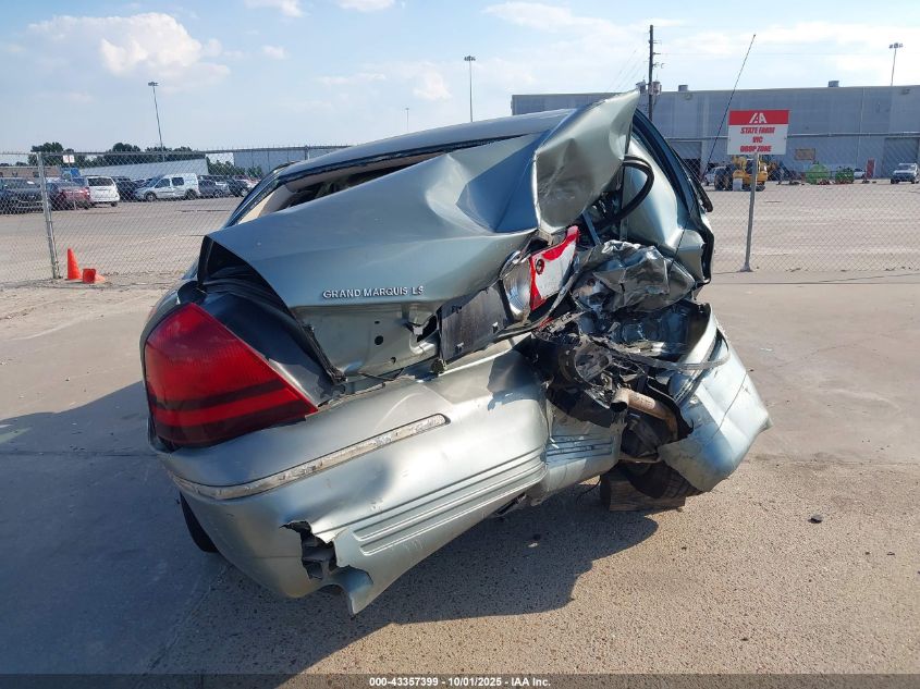2005 Mercury Grand Marquis Ls/Lse VIN: 2MEFM75W55X643620 Lot: 43357399