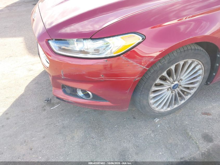 2013 Ford Fusion Titanium VIN: 3FA6P0D95DR168159 Lot: 43357402