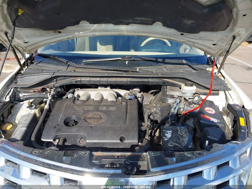 2003 Nissan Murano Se VIN: JN8AZ08T53W119564 Lot: 43357418