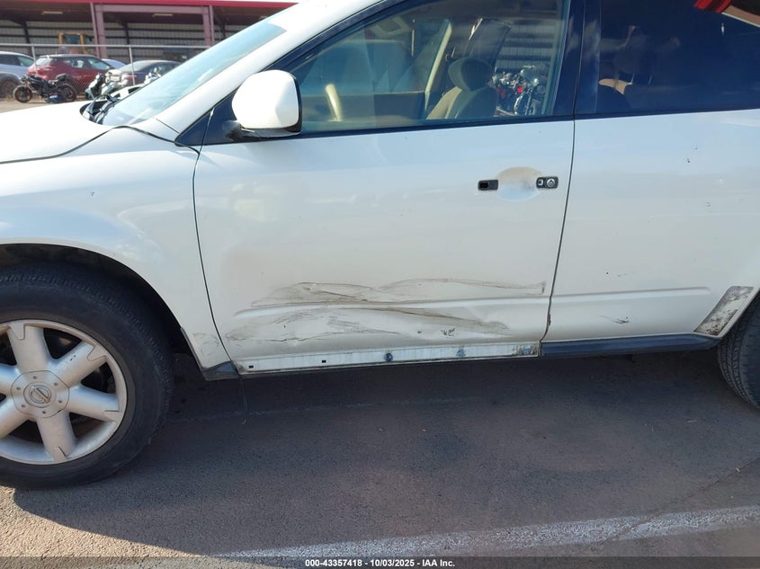 2003 Nissan Murano Se VIN: JN8AZ08T53W119564 Lot: 43357418