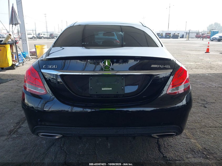 2016 MERCEDES-BENZ C 300 SPORT 55SWF4JB1GU161211