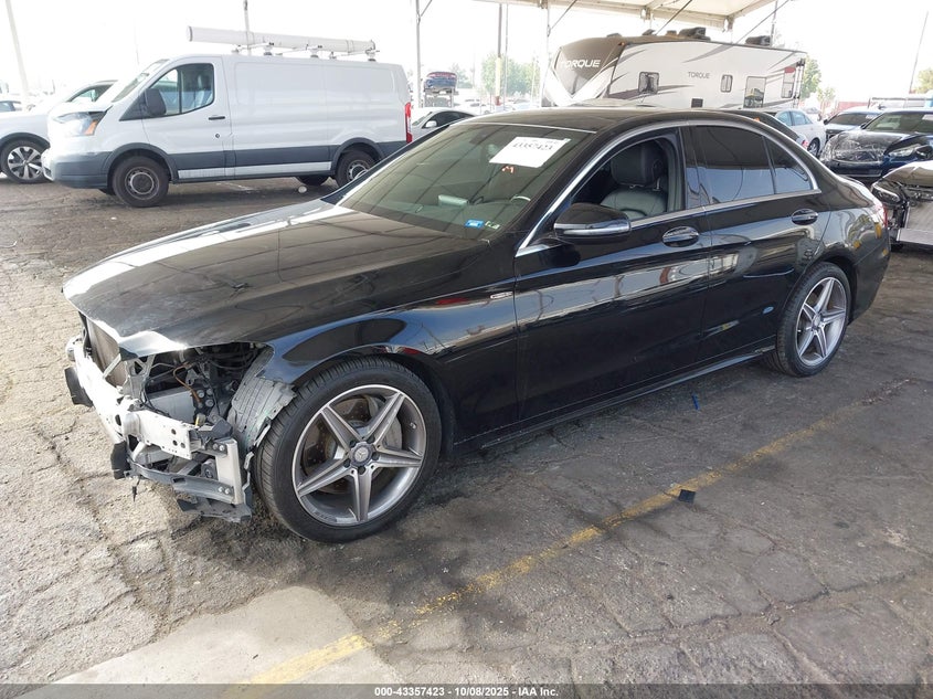 2016 MERCEDES-BENZ C 300 SPORT 55SWF4JB1GU161211