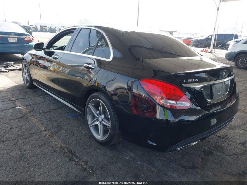 2016 MERCEDES-BENZ C 300 SPORT 55SWF4JB1GU161211