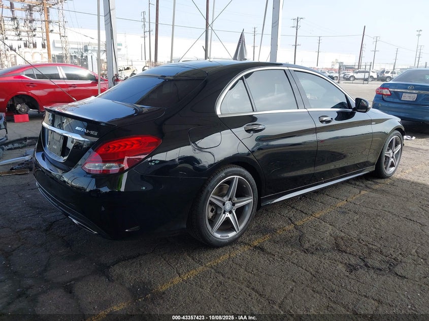 2016 MERCEDES-BENZ C 300 SPORT 55SWF4JB1GU161211