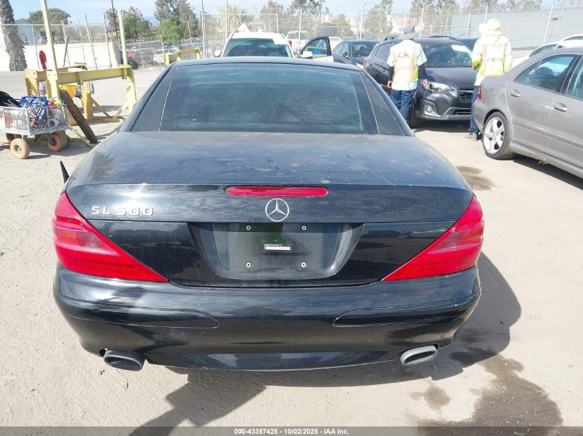 2003 Mercedes-Benz Sl 500 VIN: WDBSK75F53F059151 Lot: 43357428