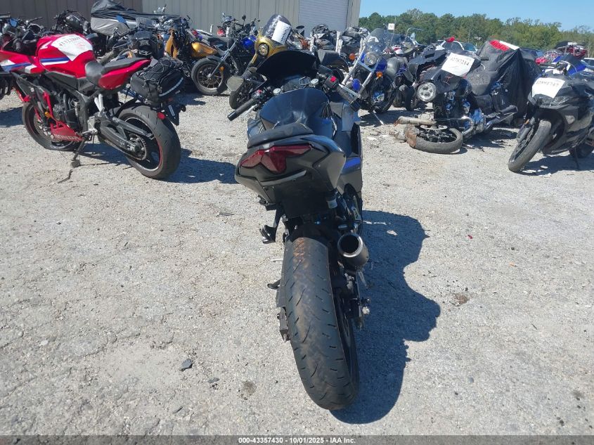 2025 Kawasaki Ex500 VIN: ML5EXGG13SDA51672 Lot: 43357430