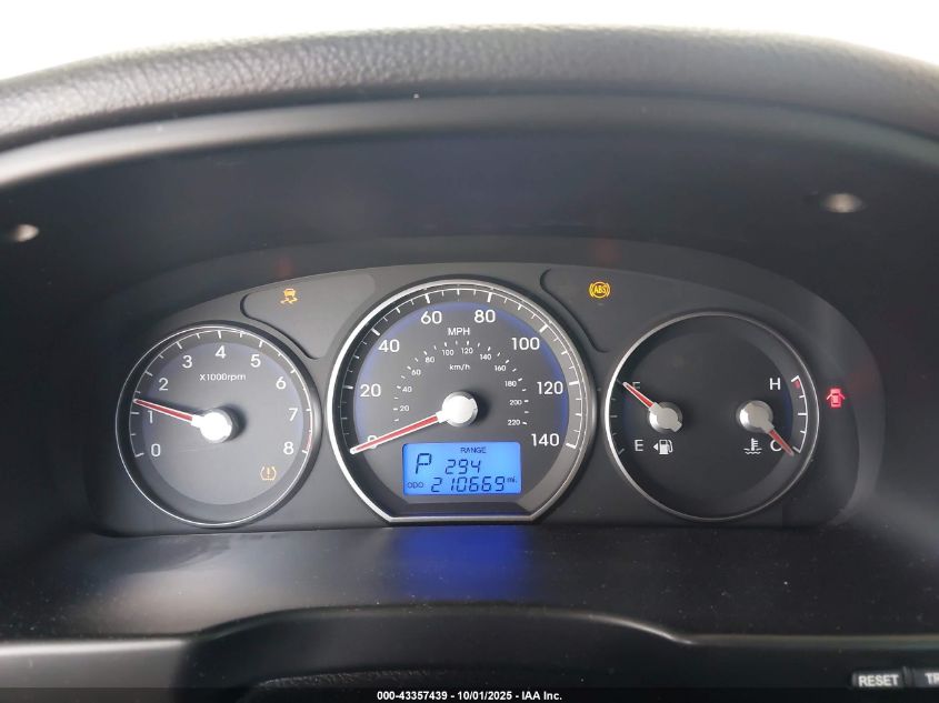 2010 Hyundai Santa Fe Gls VIN: 5NMSGDAB2AH345043 Lot: 43357439