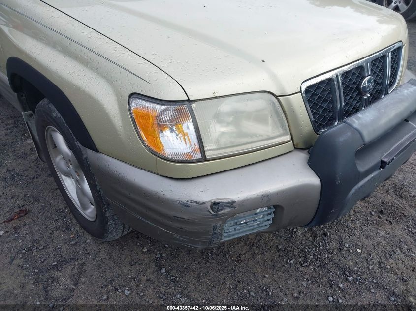 2002 Subaru Forester S VIN: JF1SF65562H700596 Lot: 43357442