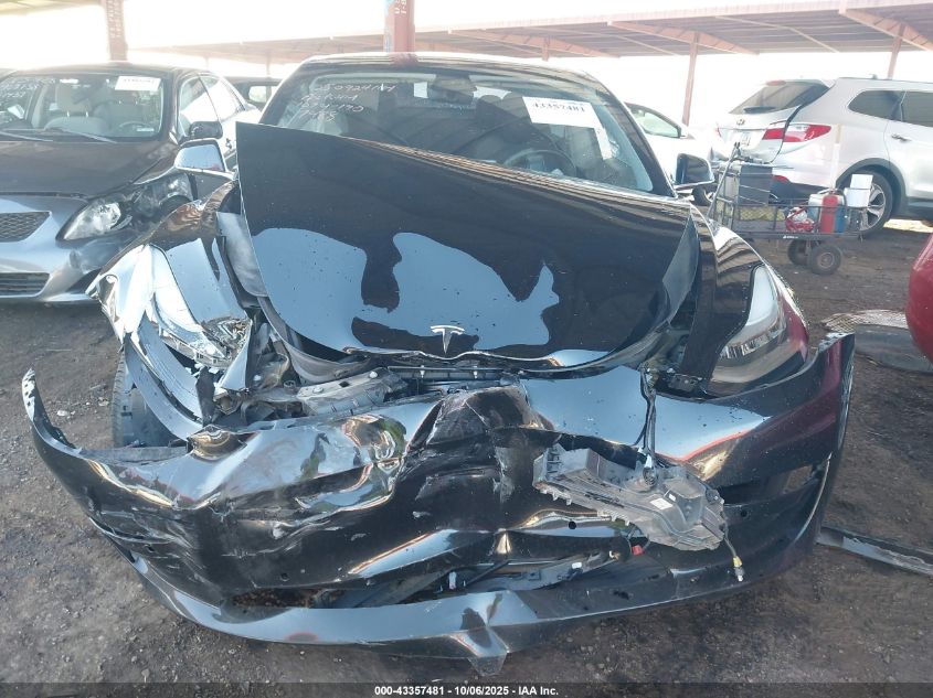 2019 Tesla Model 3 Long Range/Mid Range/Standard Range/Standard Range Plus VIN: 5YJ3E1EA5KF357488 Lot: 43357481