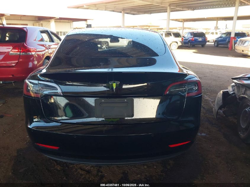 2019 Tesla Model 3 Long Range/Mid Range/Standard Range/Standard Range Plus VIN: 5YJ3E1EA5KF357488 Lot: 43357481