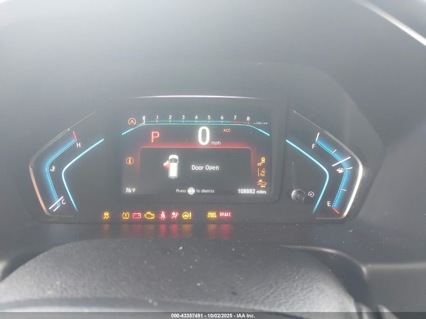 2019 Honda Odyssey Touring VIN: 5FNRL6H84KB081875 Lot: 43357491