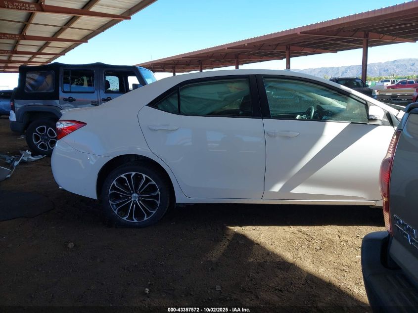 2015 Toyota Corolla S Plus VIN: 5YFBURHE1FP339852 Lot: 43357572