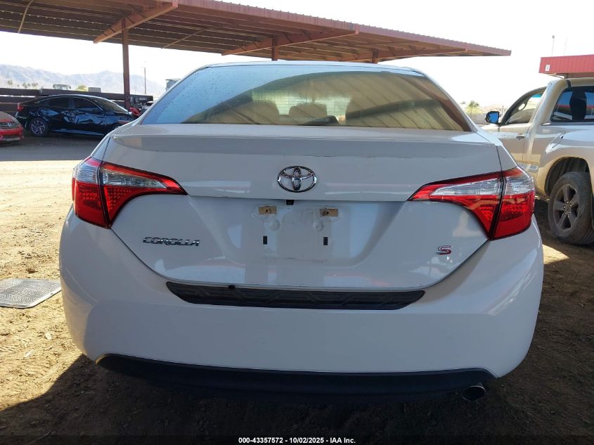 2015 Toyota Corolla S Plus VIN: 5YFBURHE1FP339852 Lot: 43357572