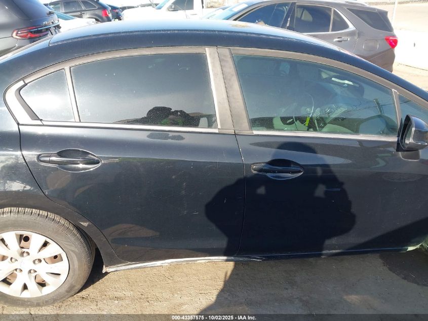 2012 Honda Civic Lx VIN: 19XFB2F50CE301124 Lot: 43357575