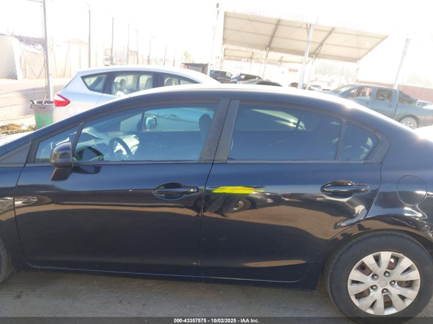 2012 Honda Civic Lx VIN: 19XFB2F50CE301124 Lot: 43357575