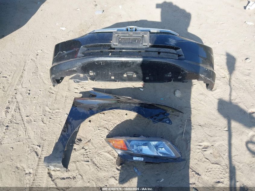 2012 Honda Civic Lx VIN: 19XFB2F50CE301124 Lot: 43357575