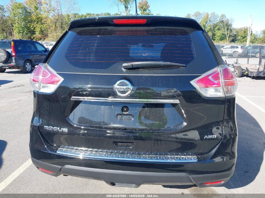 2015 Nissan Rogue S VIN: KNMAT2MV2FP591896 Lot: 43357580