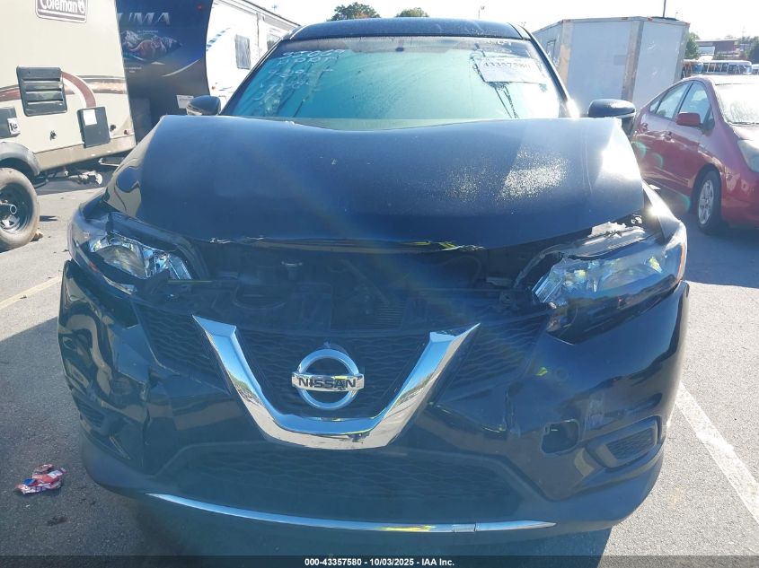 2015 Nissan Rogue S VIN: KNMAT2MV2FP591896 Lot: 43357580