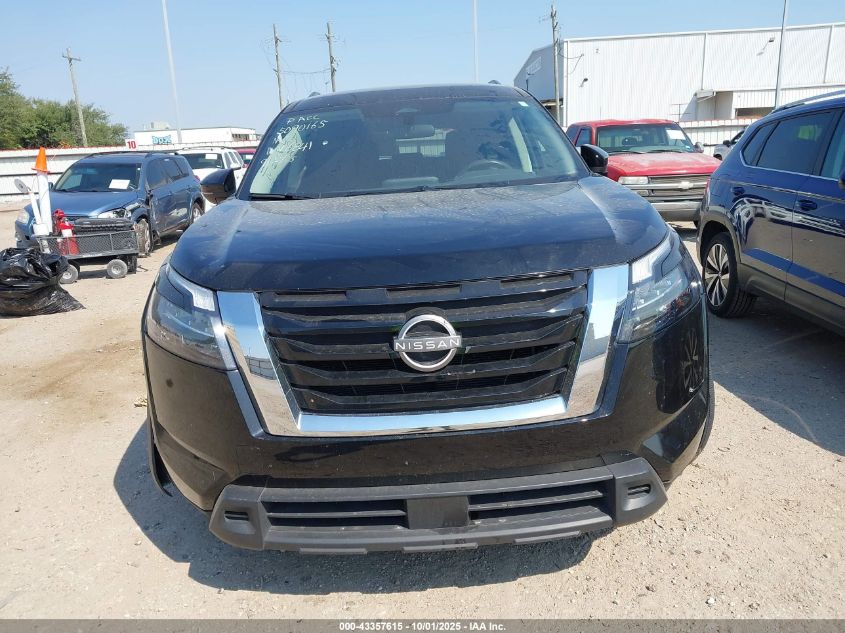 2024 Nissan Pathfinder Sv Fwd VIN: 5N1DR3BA7RC286841 Lot: 43357615