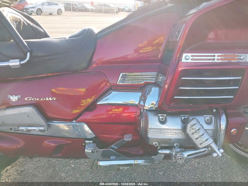 1998 Honda Gl1500 A VIN: 1HFSC2207WA002278 Lot: 43357620