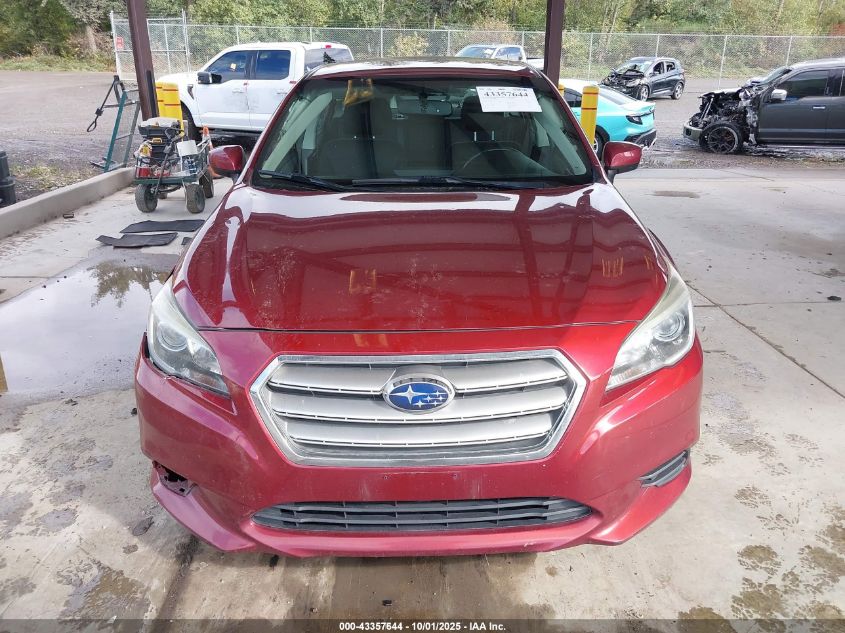 2015 Subaru Legacy 2.5I Premium VIN: 4S3BNAC61F3027456 Lot: 43357644