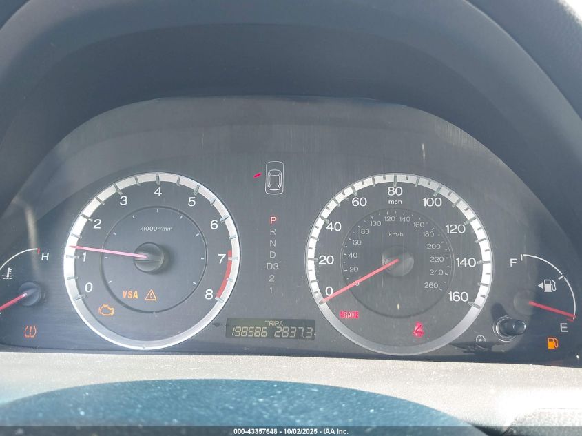 2009 Honda Accord 2.4 Lx-P VIN: 1HGCP26439A035378 Lot: 43357648