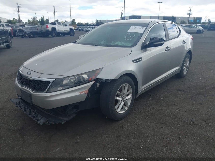 Vin: knagm4a75b5096703, lot: 43852443, kia optima lx 20112