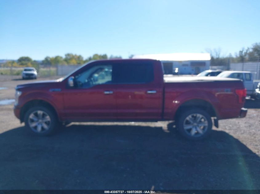 2018 Ford F-150 Platinum VIN: 1FTEW1EG4JFA32691 Lot: 43357727
