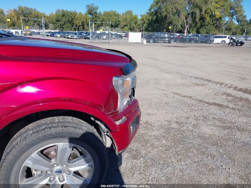 2018 Ford F-150 Platinum VIN: 1FTEW1EG4JFA32691 Lot: 43357727