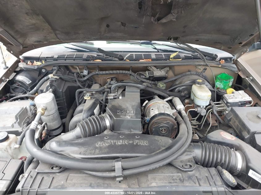 2002 Chevrolet S-10 VIN: 1GCCS195728208179 Lot: 43357760