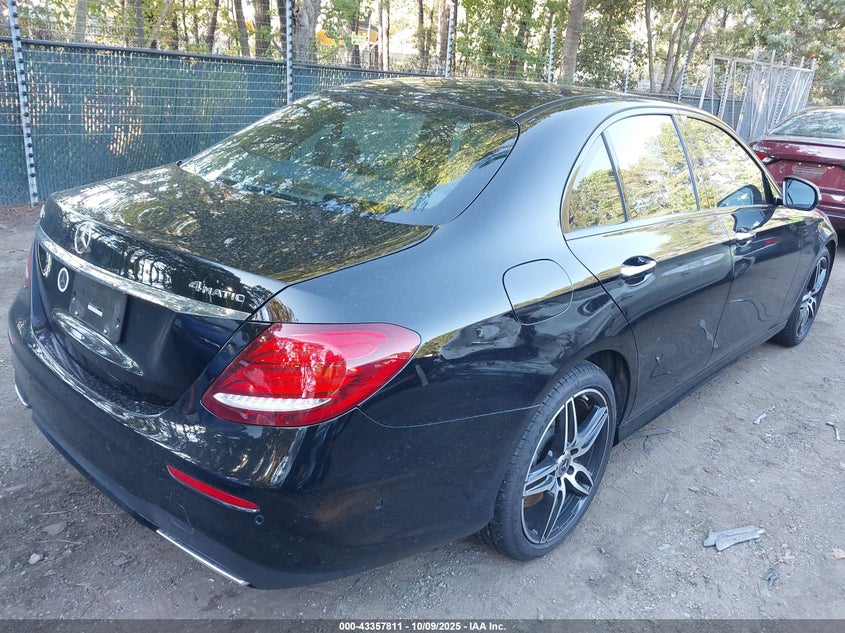 2020 Mercedes-benz E-class 3.0 E 450 4matic Black Lot 111043357811 Vin WDDZF6JB7LA748029