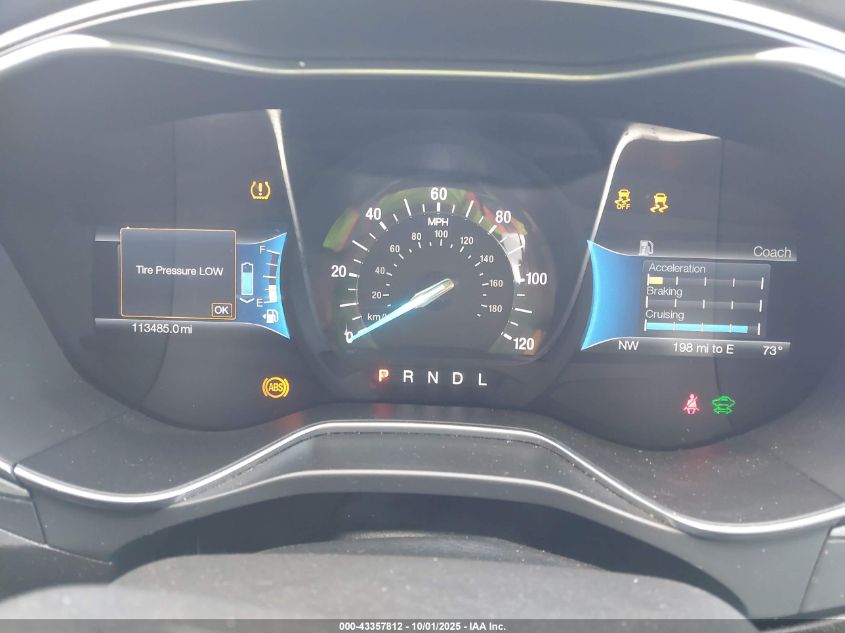 2016 Ford Fusion Hybrid S VIN: 3FA6P0UU8GR285100 Lot: 43357812