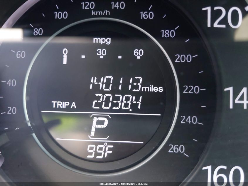 2015 Honda Accord Ex-L V-6 VIN: 1HGCR3F81FA038536 Lot: 43357827