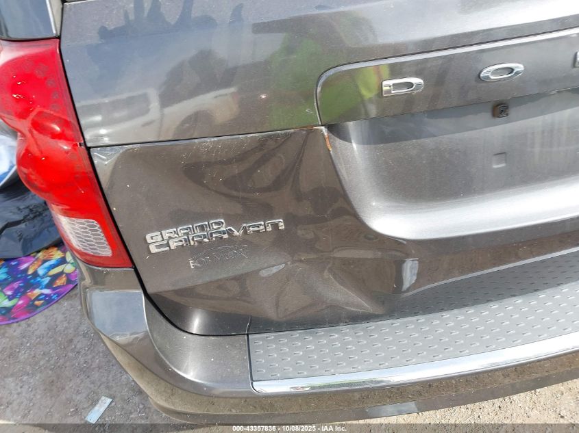 2016 Dodge Grand Caravan Sxt VIN: 2C4RDGCG9GR380646 Lot: 43357836