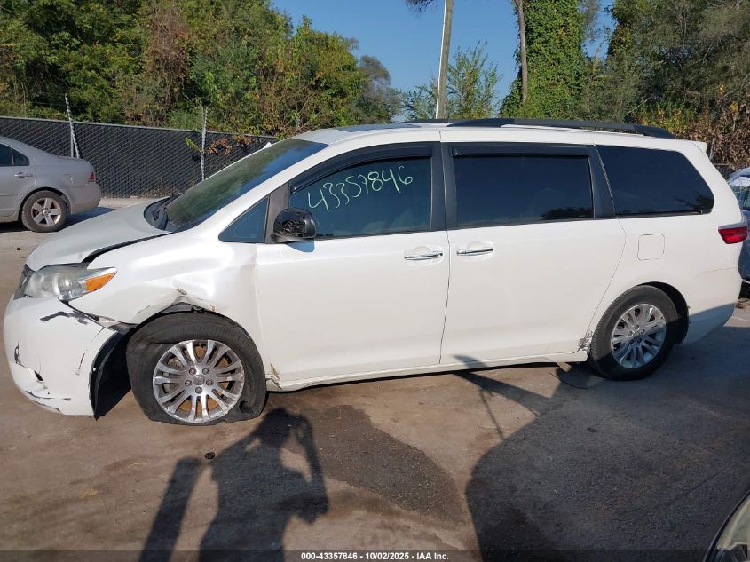 2015 Toyota Sienna Xle Premium 8 Passenger VIN: 5TDYK3DC0FS675100 Lot: 43357846